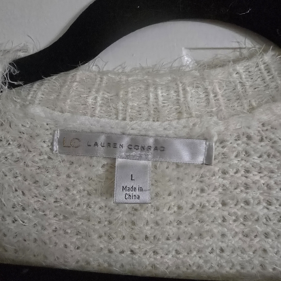 Lauren Conrad fuzzy cardigan - Picture 5 of 5